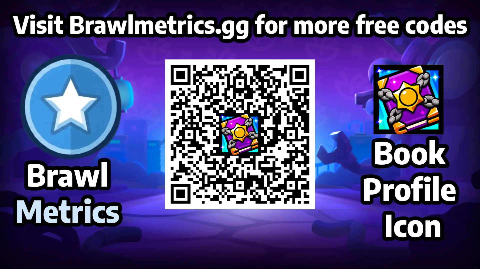 Book Profile Icon free reward QR code